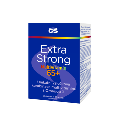 GS Extra Strong Multivitamin 65+, 60 tablet + 60 kapslí