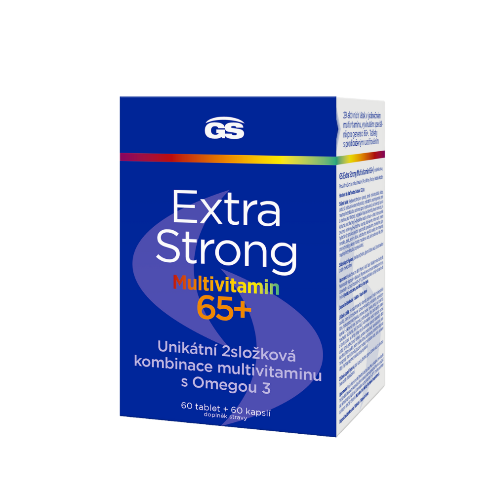 Levně GS Extra Strong Multivitamin 65+, 60 tablet + 60 kapslí