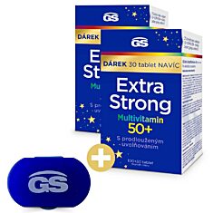 GS Extra Strong Multivitamin 50+, 2 x 100+30 tablet NAVÍC, dárkové balení 2023