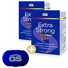 GS Extra Strong Multivitamin 65+, 2 x 60 tablet + 60 kapslí