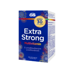 GS Extra Strong Multivitamin, 90+30 tablet NAVÍC, dárkové balení 2025