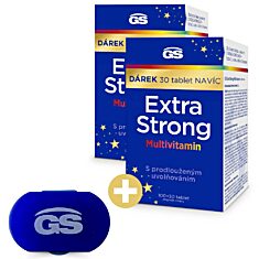 GS Extra Strong Multivitamin, 2 x 100+30 tablet NAVÍC, dárkové balení 2023