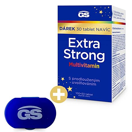 GS Extra Strong Multivitamin, 100+30 tablet NAVÍC, dárkové balení 2023