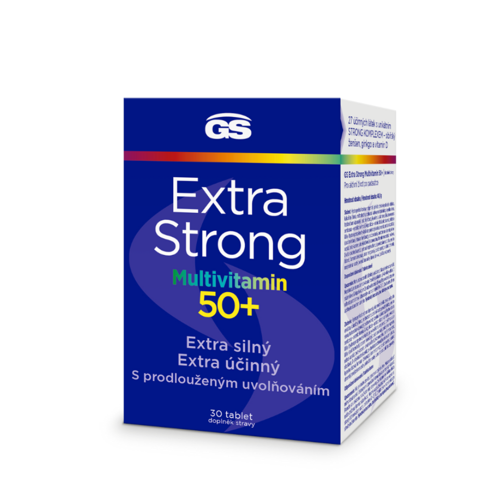 Levně GS Extra Strong Multivitamin 50+, 30 tablet