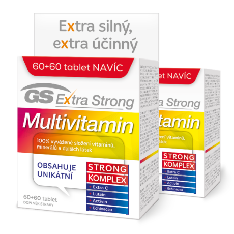 GS Extra Strong Multivitamin, 2 × 120 tablet
