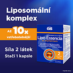 GS Lipo Essencia se silymarinem, 4 x 60 kapslí