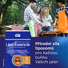 GS Lipo Essencia se silymarinem, 4 x 60 kapslí