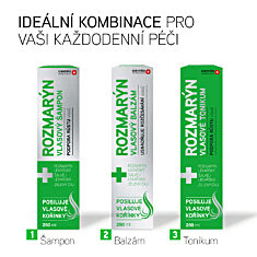 Cemio ROZMARÝN vlasové tonikum pro podporu růstu vlasů, 250 ml