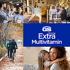 GS Extra Strong Multivitamin, 2 × 90+40 tablet NAVÍC, dárkové balení