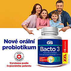 GS Bacto 3, Orální probiotika, 20+5 pastilek XXL
