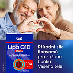 GS Koenzym Lipo Q10 200 mg cardio, 45 kapslí