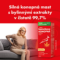 Cemio Kamzíkova konopná mast hřejivá 2 × 200 ml, dárkové balení