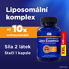 GS Lipo Essencia se silymarinem, 60+20 kapslí XXL