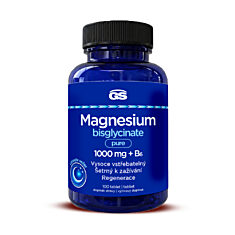 GS Magnesium bisglycinate pure 1000 mg + B6, 100 tablet