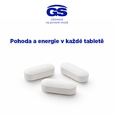 GS Magnesium citrate pure 1340 mg + B6, 70+40 tablet NAVÍC, dárkové balení