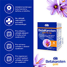 GS Betakaroten gold 15 mg, 80+40 kapslí