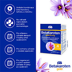 GS Betakaroten gold 6 mg, 90+45 kapslí
