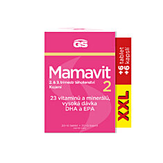 GS Mamavit 2 Těhotenství a kojení, 36 tablet + 36 kapslí XXL