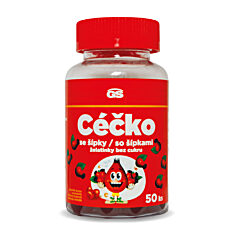 GS Céčko se šípky, želatinky bez cukru, 3 × 50 ks