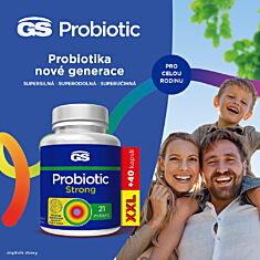 GS Probiotic Strong, 80+40 kapslí XXL
