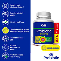 GS Probiotic Strong, 80+40 kapslí XXL