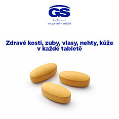 GS Vápník, hořčík, zinek, 2 × 130+10 tablet NAVÍC, dárkové balení