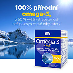 GS Omega 3 citrus, 60+30 kapslí