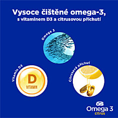 GS Omega 3 citrus, 60+30 kapslí