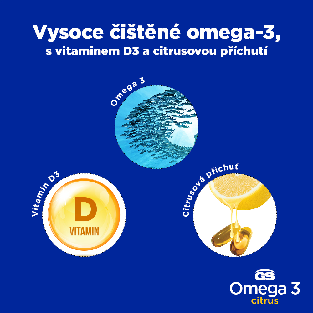 GS Omega 3 citrus, 2 × 150 kapslí (obrázek 4)