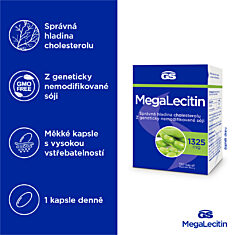 GS MegaLecitin, 130 kapslí
