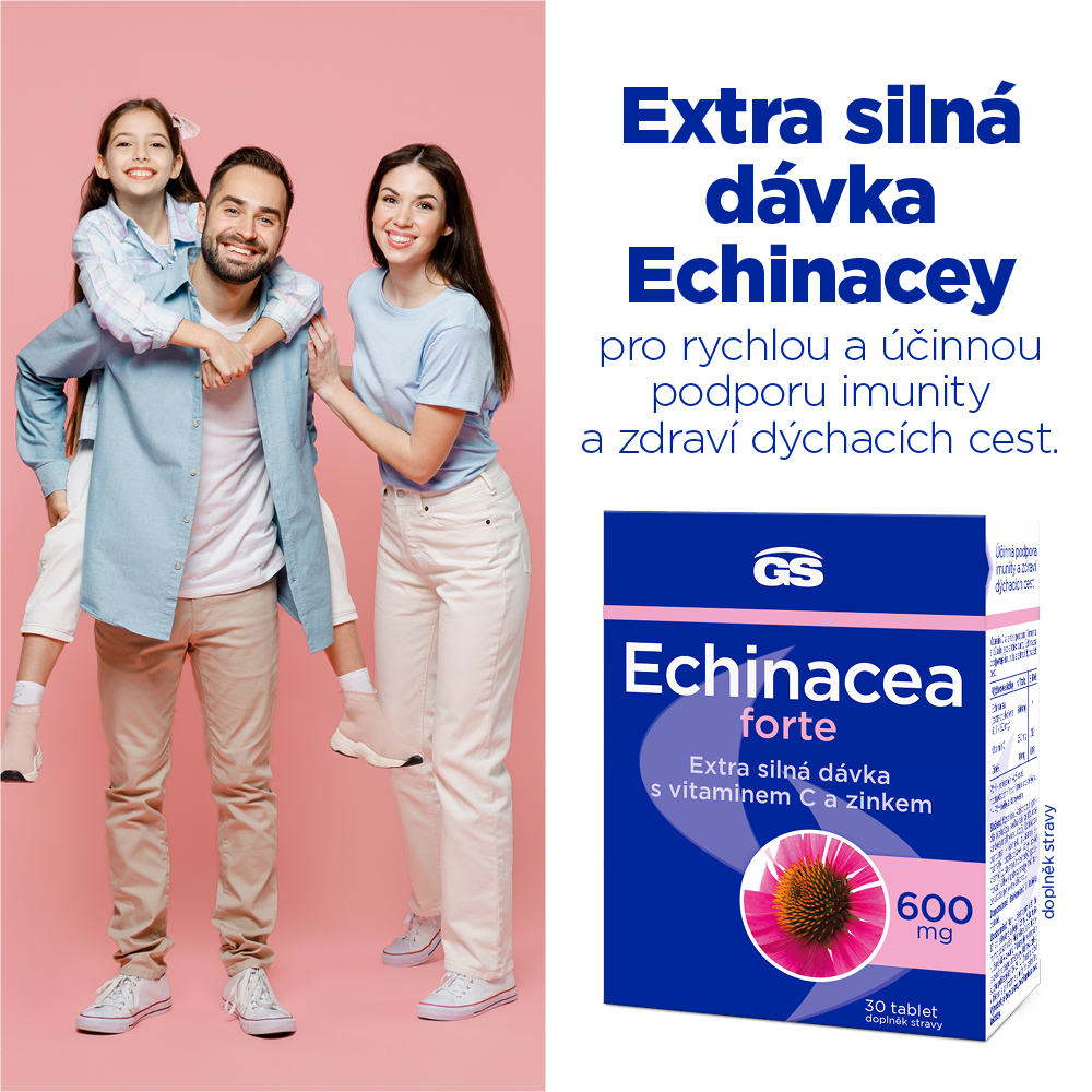 GS Echinacea Forte 600, 30 tablet (obrázek 3)
