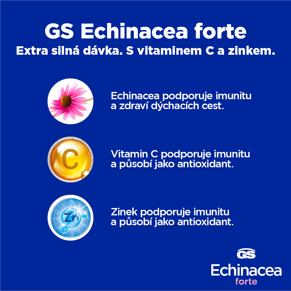 GS Echinacea Forte 600, 30 tablet (obrázek 4)