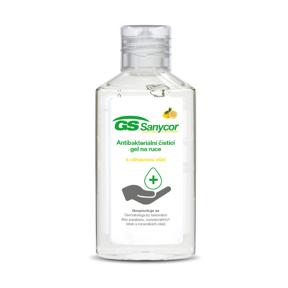 Levně GS Sanycor Antibakterialní čistící gel na ruce, 50 ml