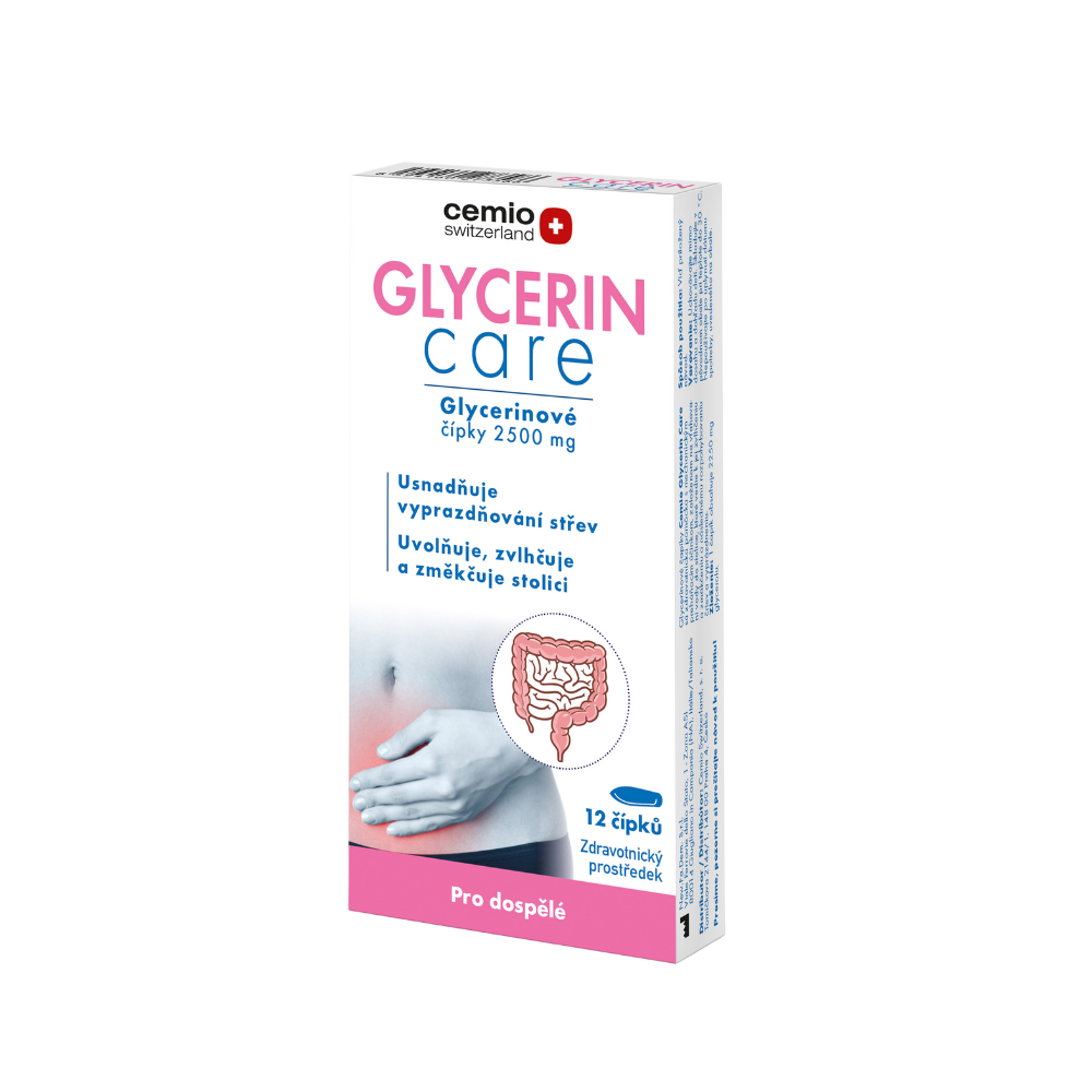 Levně Cemio GLYCERIN care 2500 mg, 12 čípků