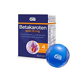 GS Betakaroten gold 15 mg, 80+40 kapslí