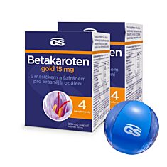 GS Betakaroten gold 15 mg, 2 × 120 kapslí