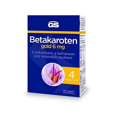 GS Betakaroten gold 6 mg, 30 kapslí
