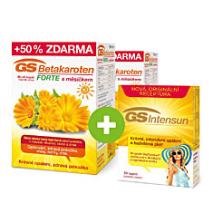 GS Betakaroten FORTE s měsíčkem, 2 × 80+40 kapslí