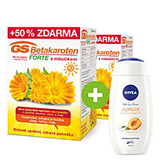GS Betakaroten FORTE s měsíčkem, 2 × 80+40 kapslí