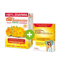 GS Betakaroten FORTE s měsíčkem, 80+40 kapslí