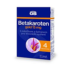 GS Betakaroten gold 15 mg, 30 kapslí