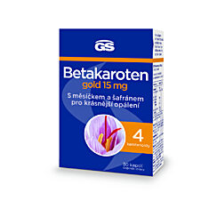 GS Betakaroten gold 15 mg, 30 kapslí