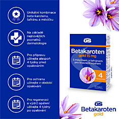 GS Betakaroten gold 15 mg, 30 kapslí