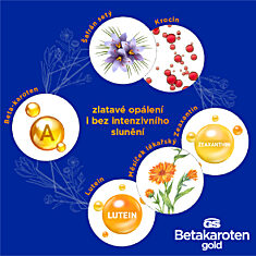 GS Betakaroten gold 6 mg, 30 kapslí