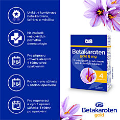 GS Betakaroten gold 6 mg, 30 kapslí