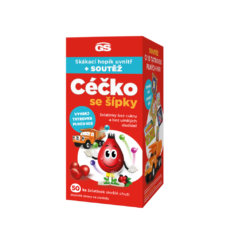 GS Céčko se šípky, želatinky bez cukru, 50 ks, dárkové balení 2025