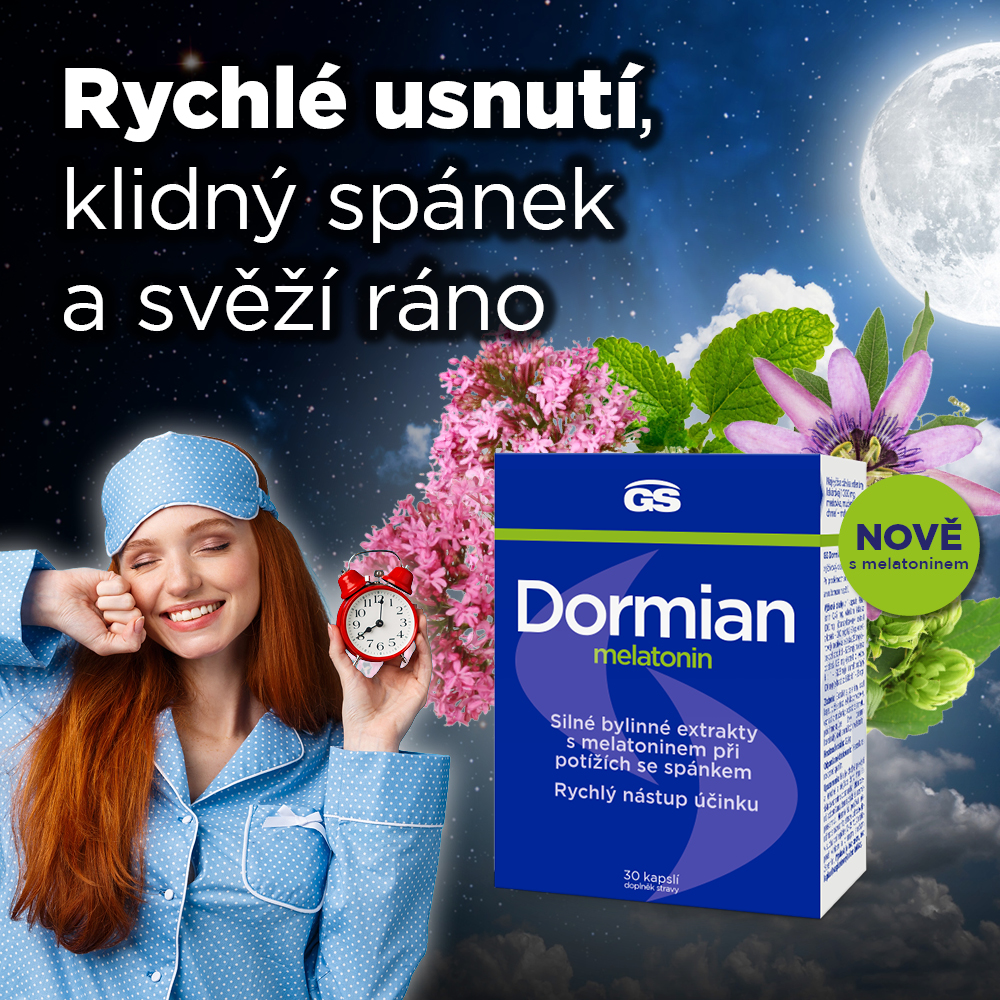 GS Dormian melatonin, 30 kapslí (obrázek 3)