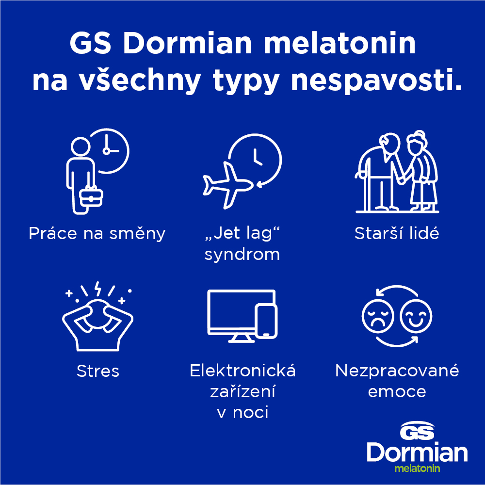 GS Dormian melatonin, 30 kapslí (obrázek 4)
