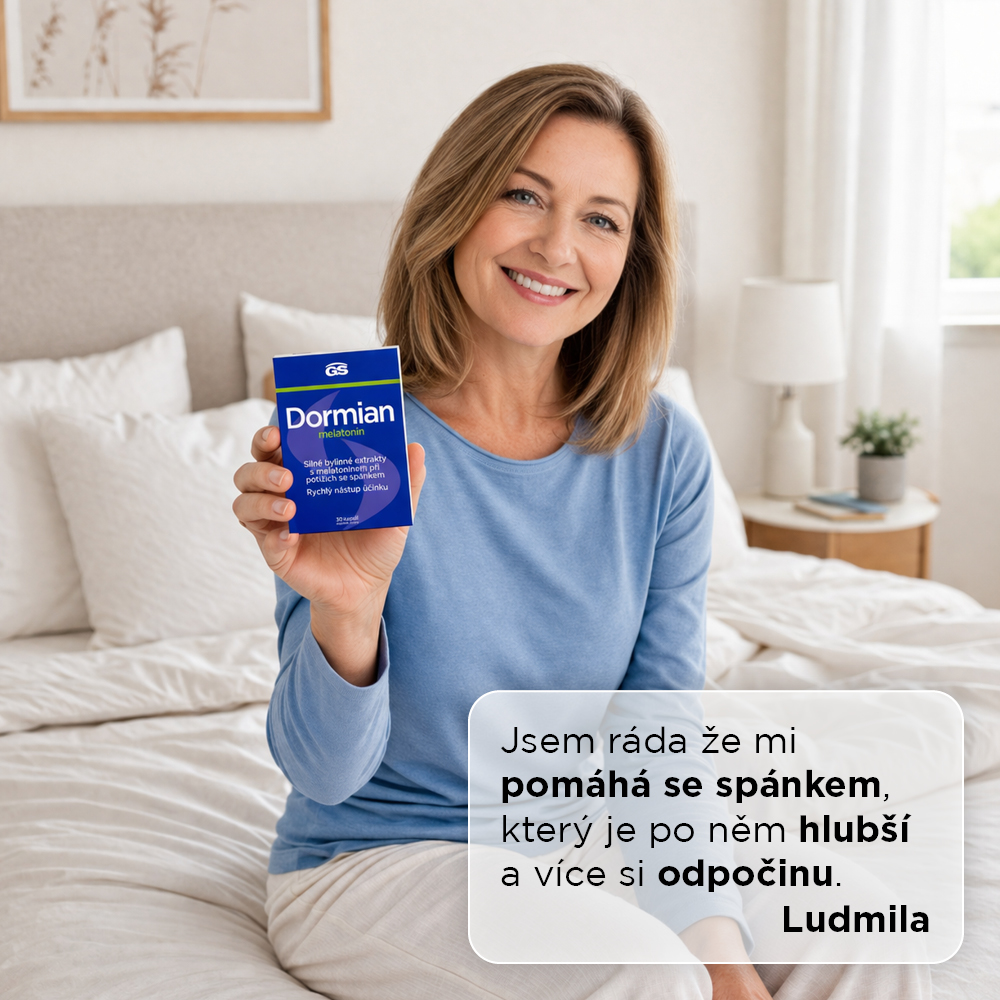 GS Dormian melatonin, 30 kapslí (obrázek 8)