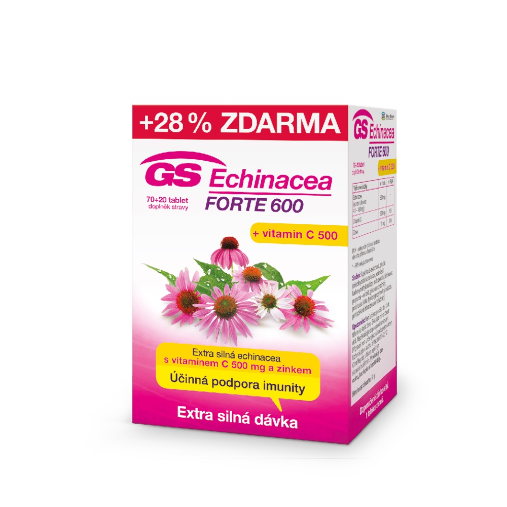 GS Echinacea FORTE 600, 70+20 tablet